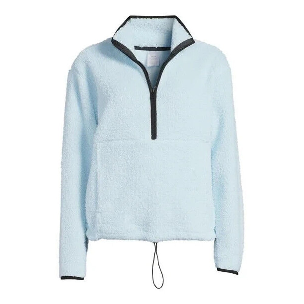No Boundaries Small Freshwater Pale Blue Juniors Plush Fleece Pullover